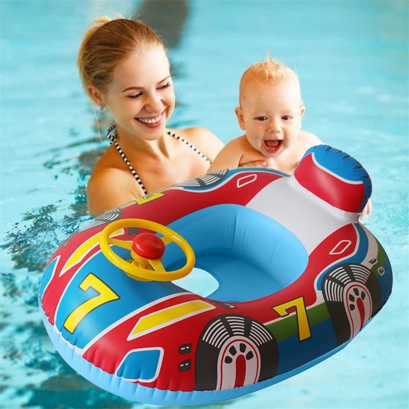 Baby inflatable seat swimming