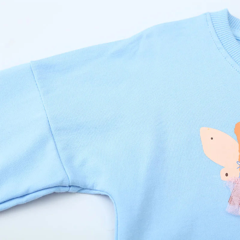 Girls Cartoon Fairy Jumper