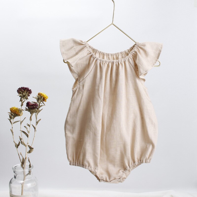 Girls denim Romper