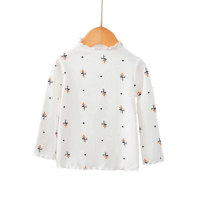 Turtleneck Collar Top 2- 6 Years