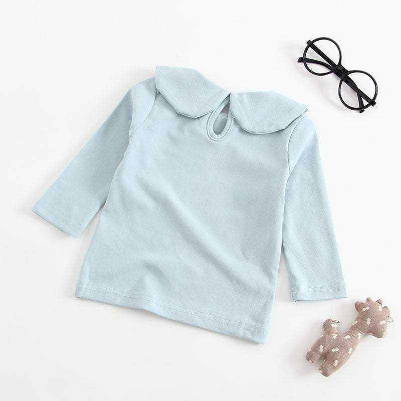 Girls Long Sleeve Ruffle Top