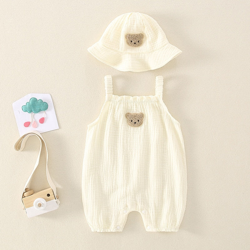 Baby Bear Romper and Hat