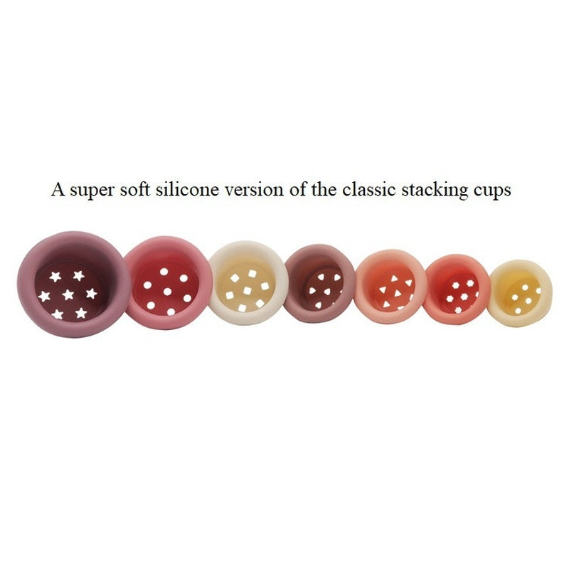 Silicone Stacking Cups