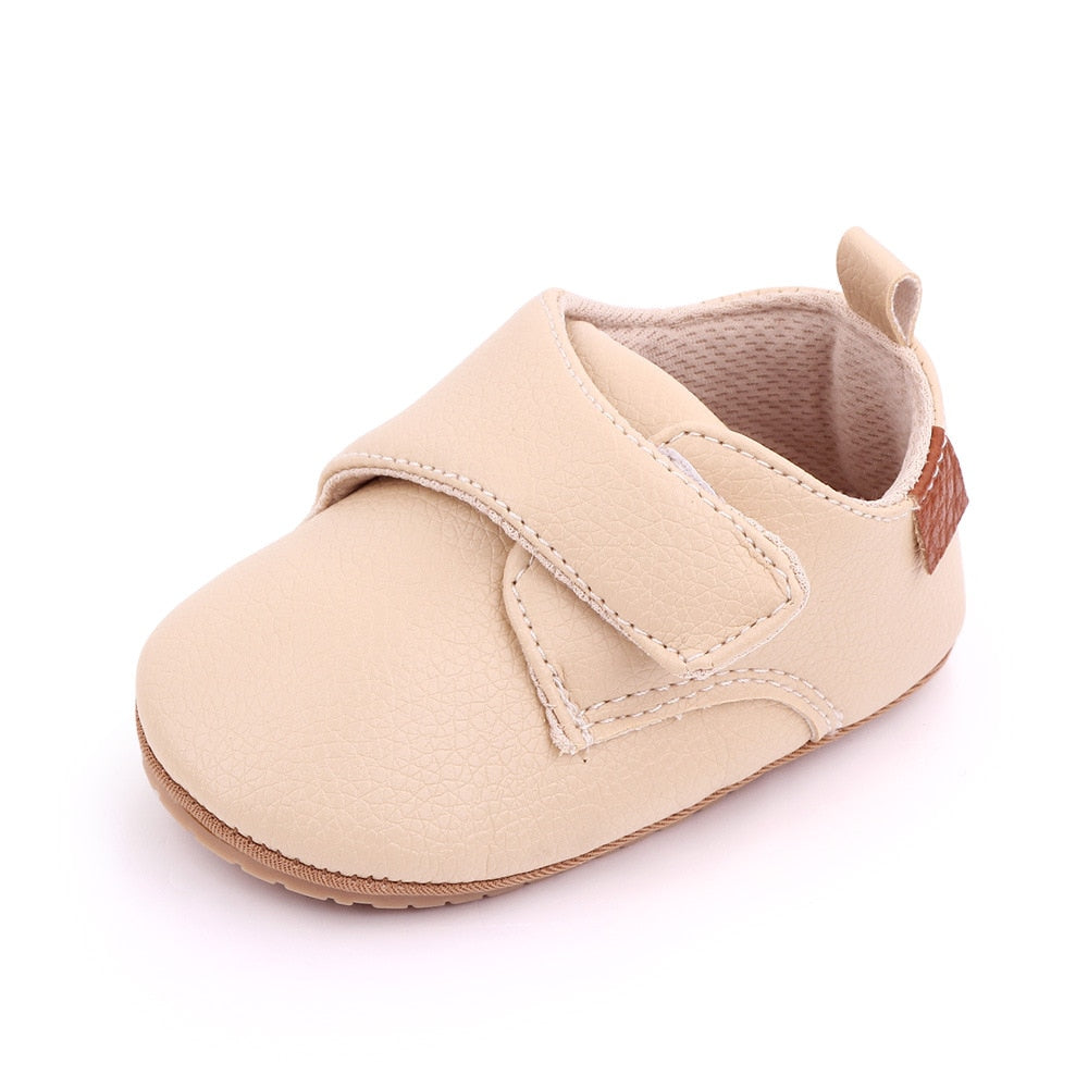 Leather Rubber Sole Anti-slip 0-18 Months