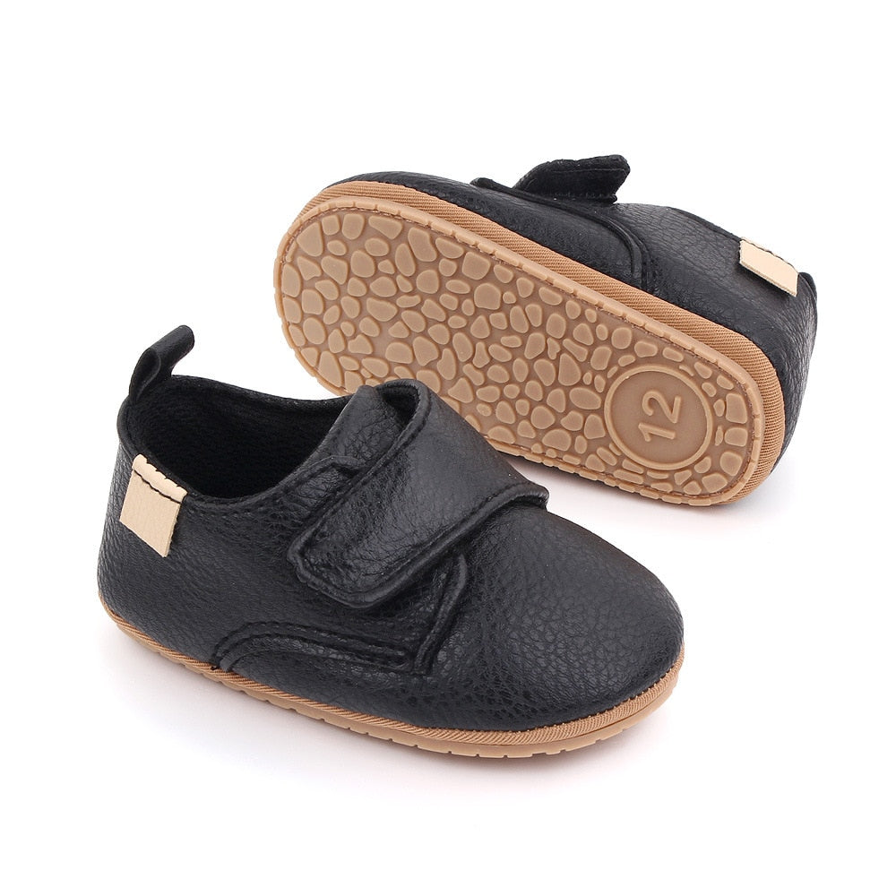 Leather Rubber Sole Anti-slip 0-18 Months