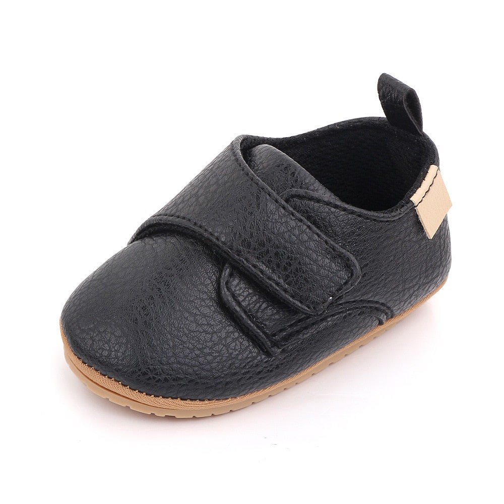 Leather Rubber Sole Anti-slip 0-18 Months
