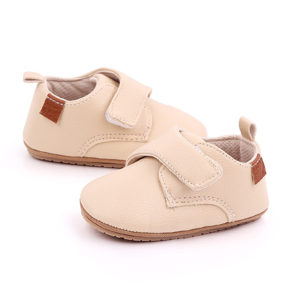 Leather Rubber Sole Anti-slip 0-18 Months