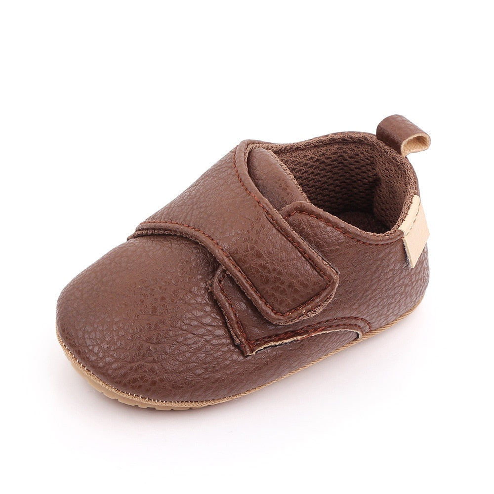 Leather Rubber Sole Anti-slip 0-18 Months
