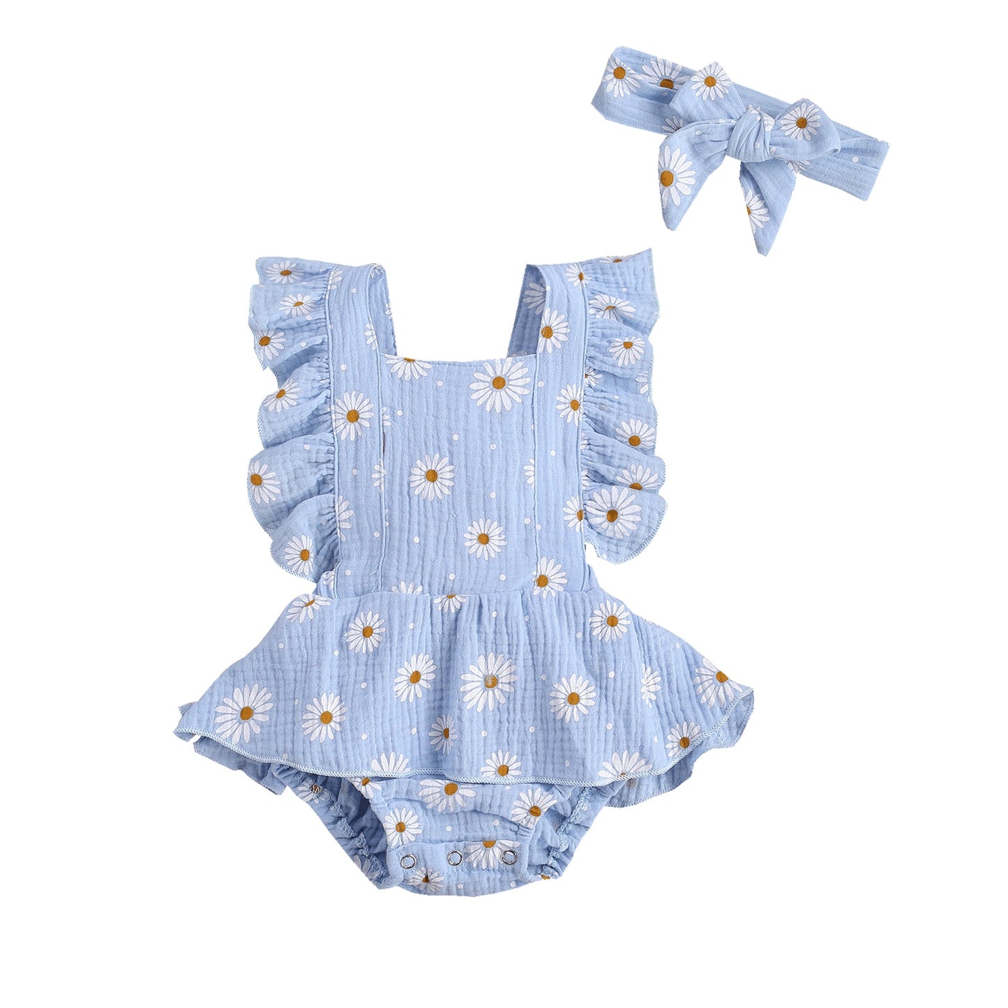 Baby Girls Daisy Ruffled Set