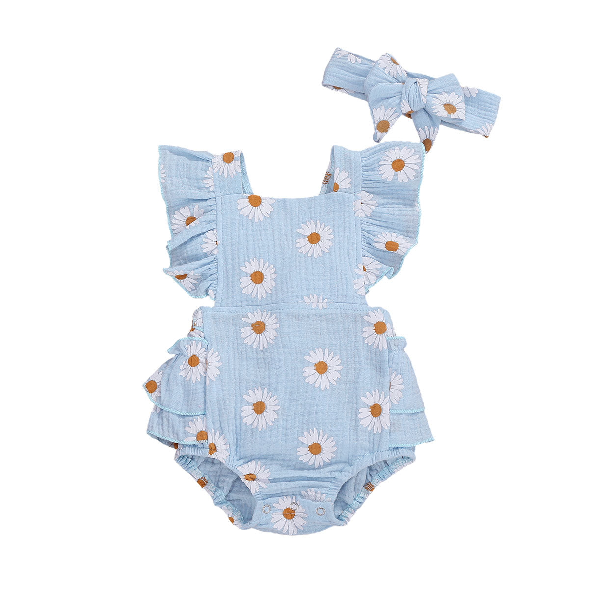 Baby Girls Daisy Ruffled Set