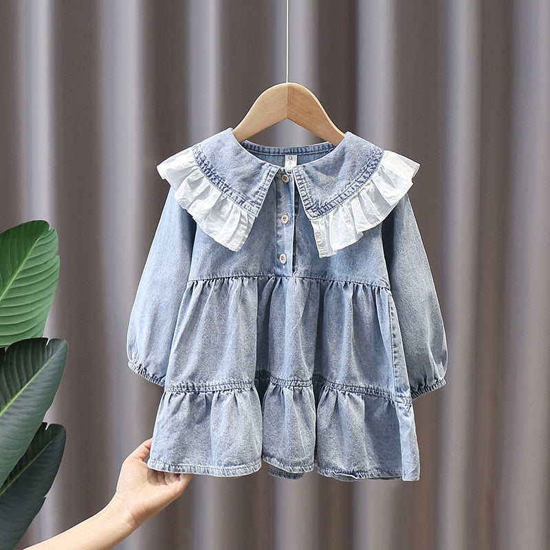 Girls denim dress