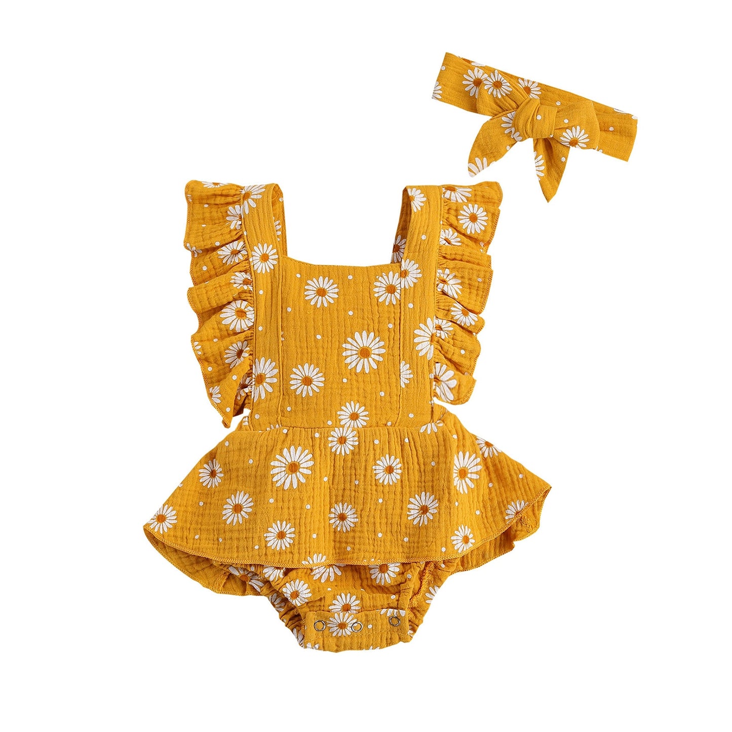 Baby Girls Daisy Ruffled Set