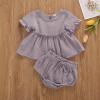 Baby Girls Ruffle Top and Short Set