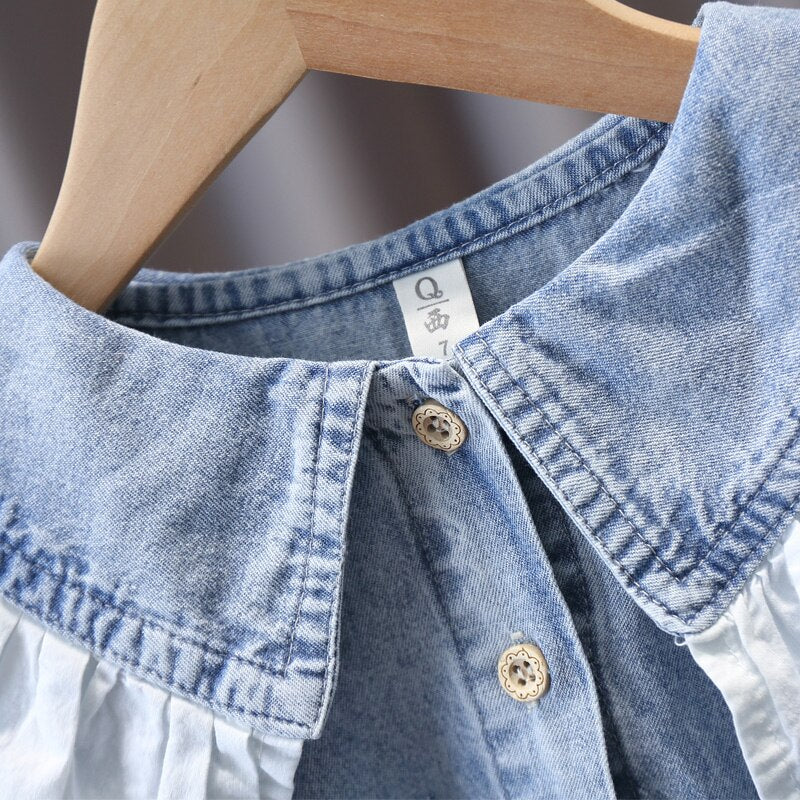 Girls denim dress