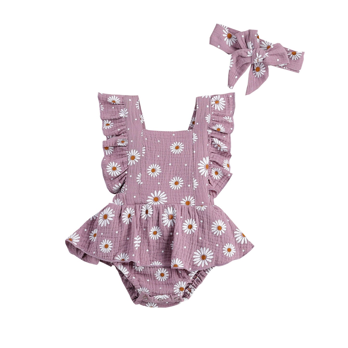 Baby Girls Daisy Ruffled Set