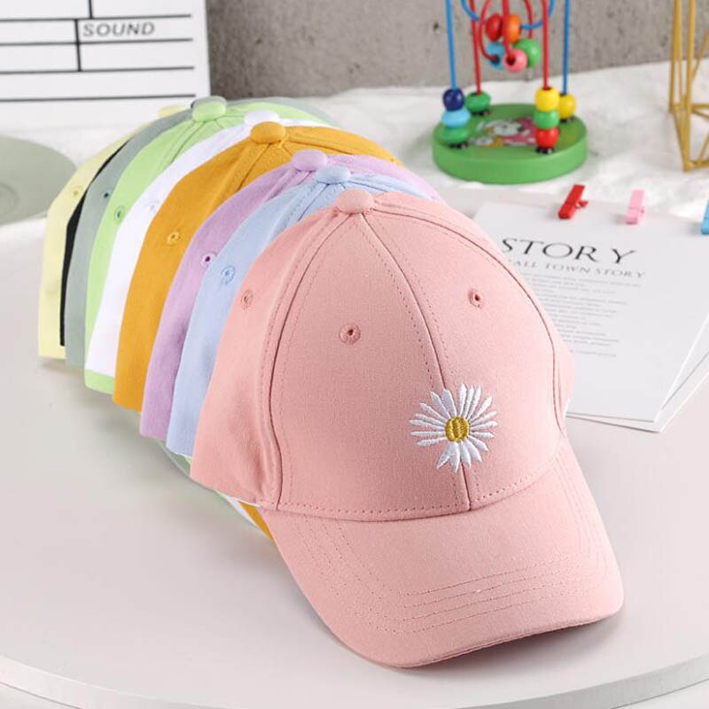 Girls Daisy Baseball Cap