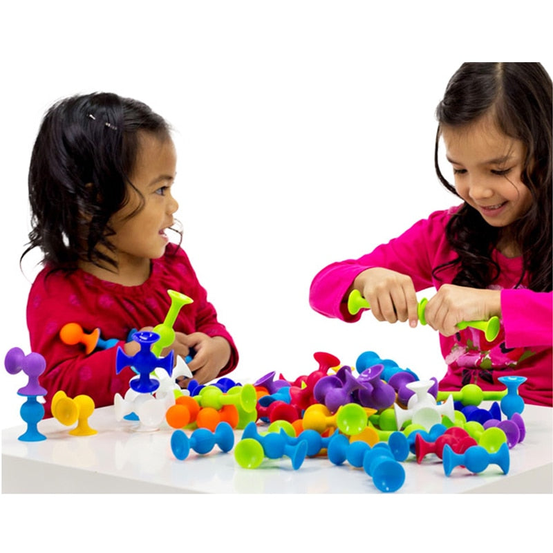 DIY Soft Silicone Building Blocks Sucker