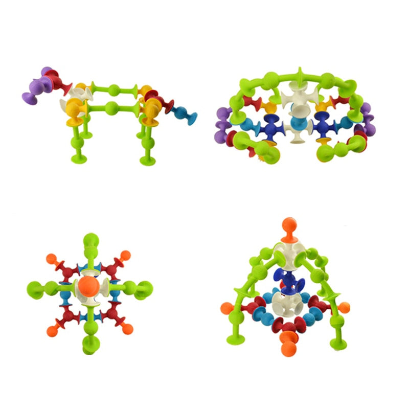 DIY Soft Silicone Building Blocks Sucker