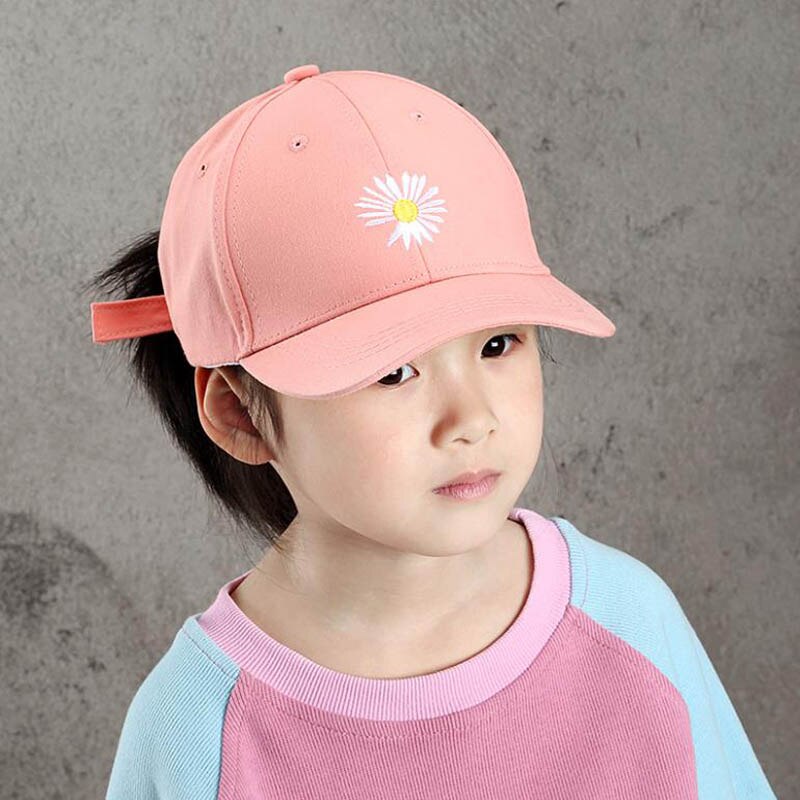 Girls Daisy Baseball Cap