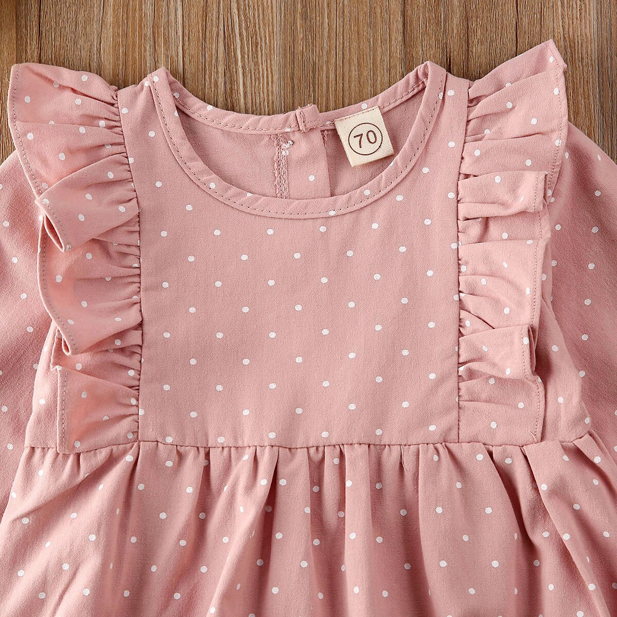 Baby Girls Dotty Romper