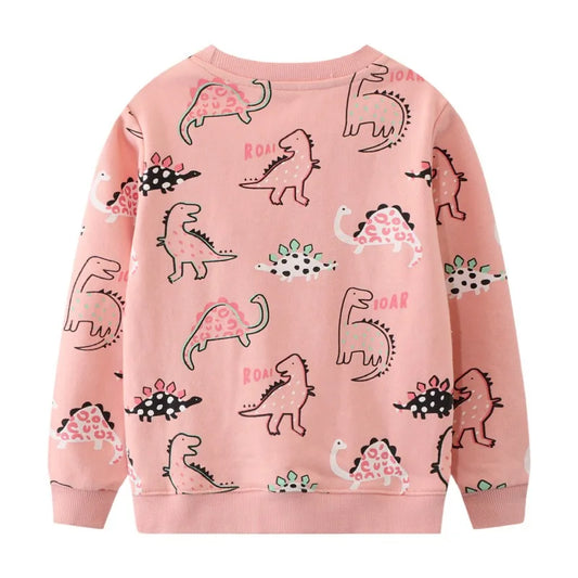 Girls Dinosaur Jumper