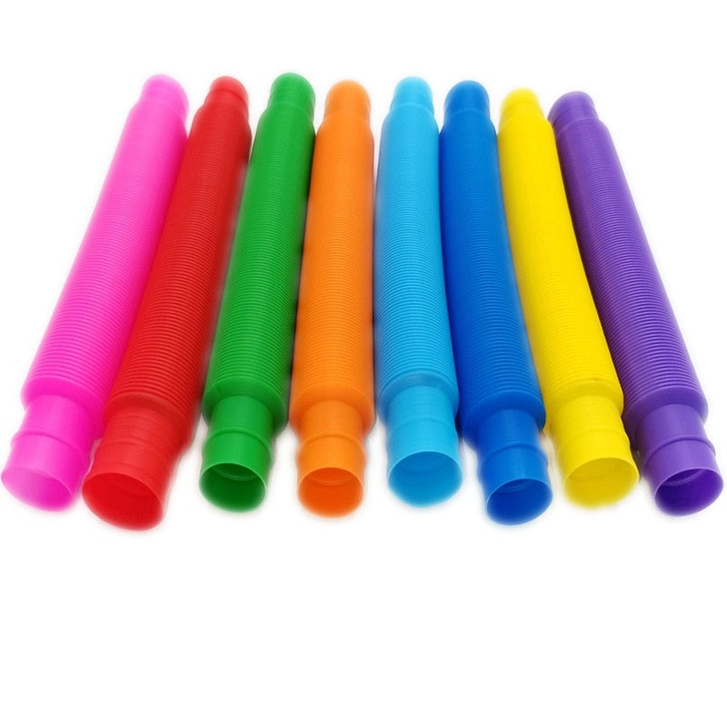 8 PCS Colorful Telescopic Stretching Tube