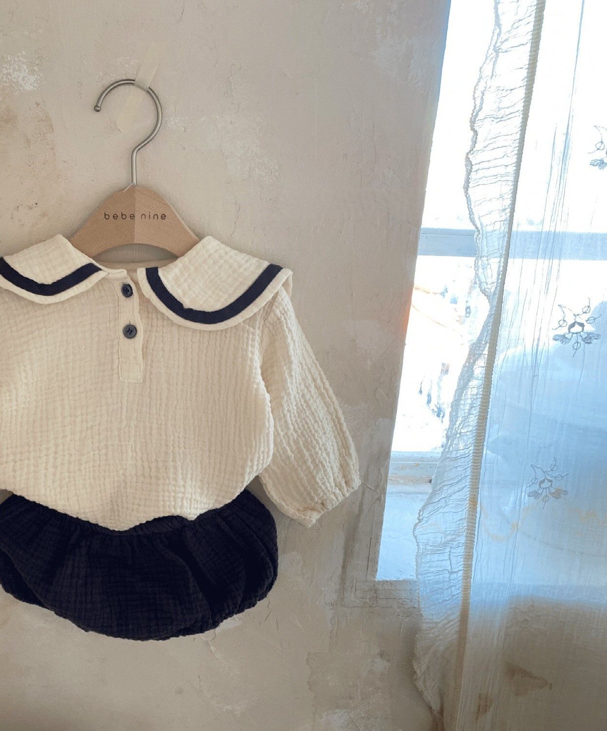 Baby Organic Cotton Long Sleeve Tops + Shorts