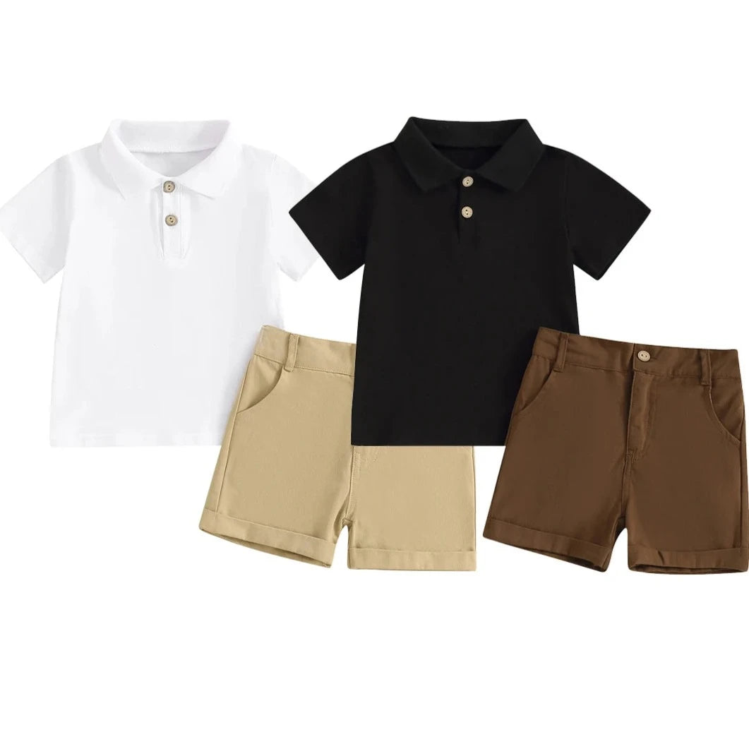 Boys Polo And Short Set