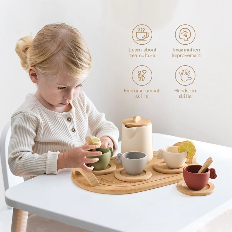 Childrens Silicone Tea Set