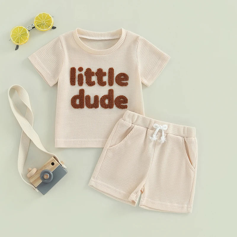 Little Dude Boys Short and Top Set