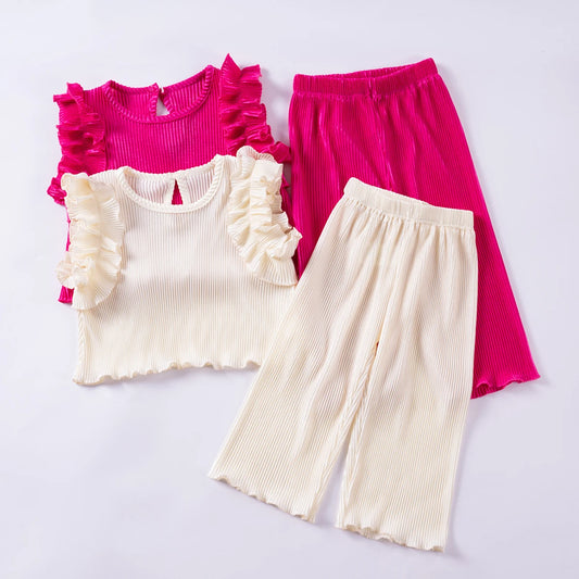 Girls Sleeveless Lounge Set