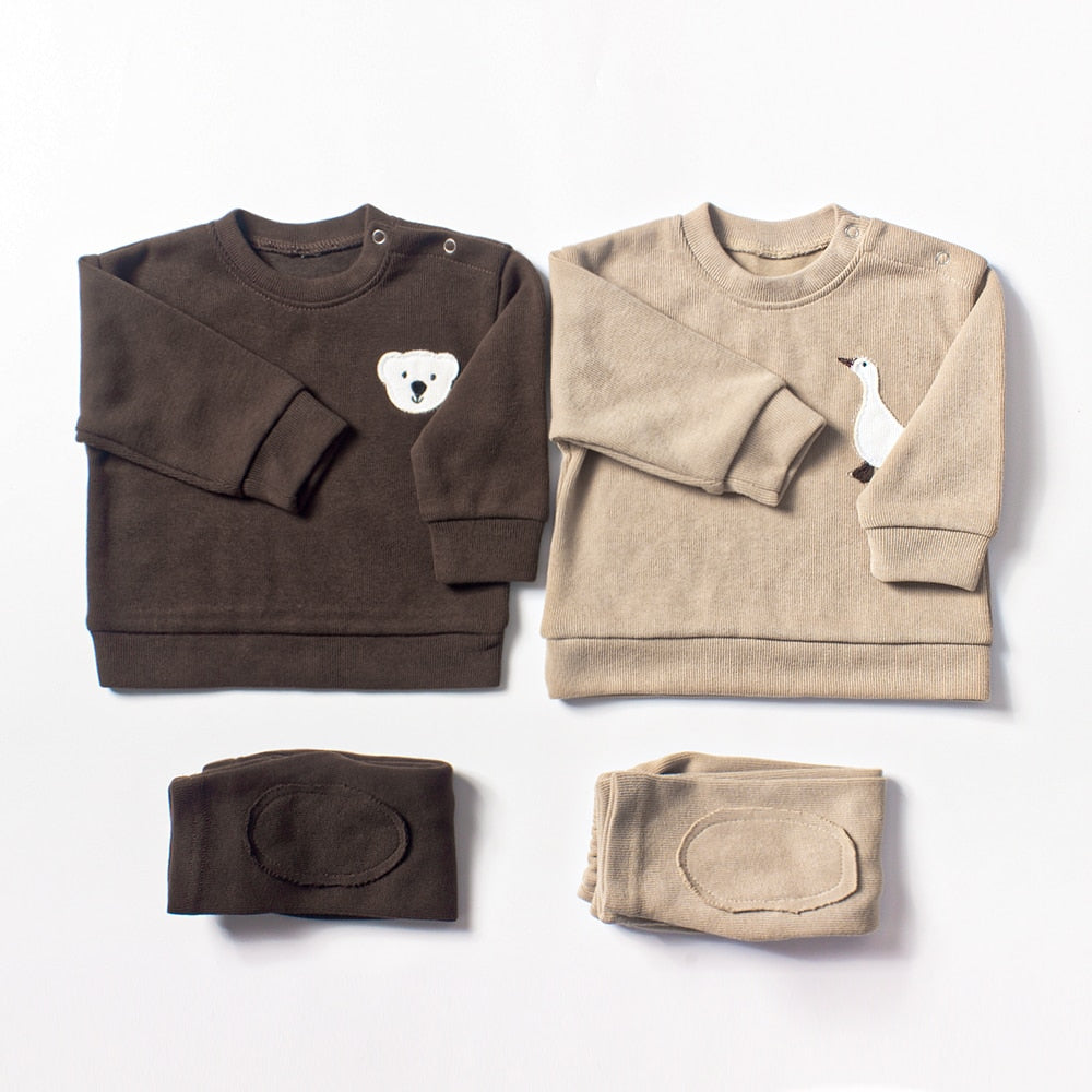 Boy Cotton Patch Goose Lounge Set