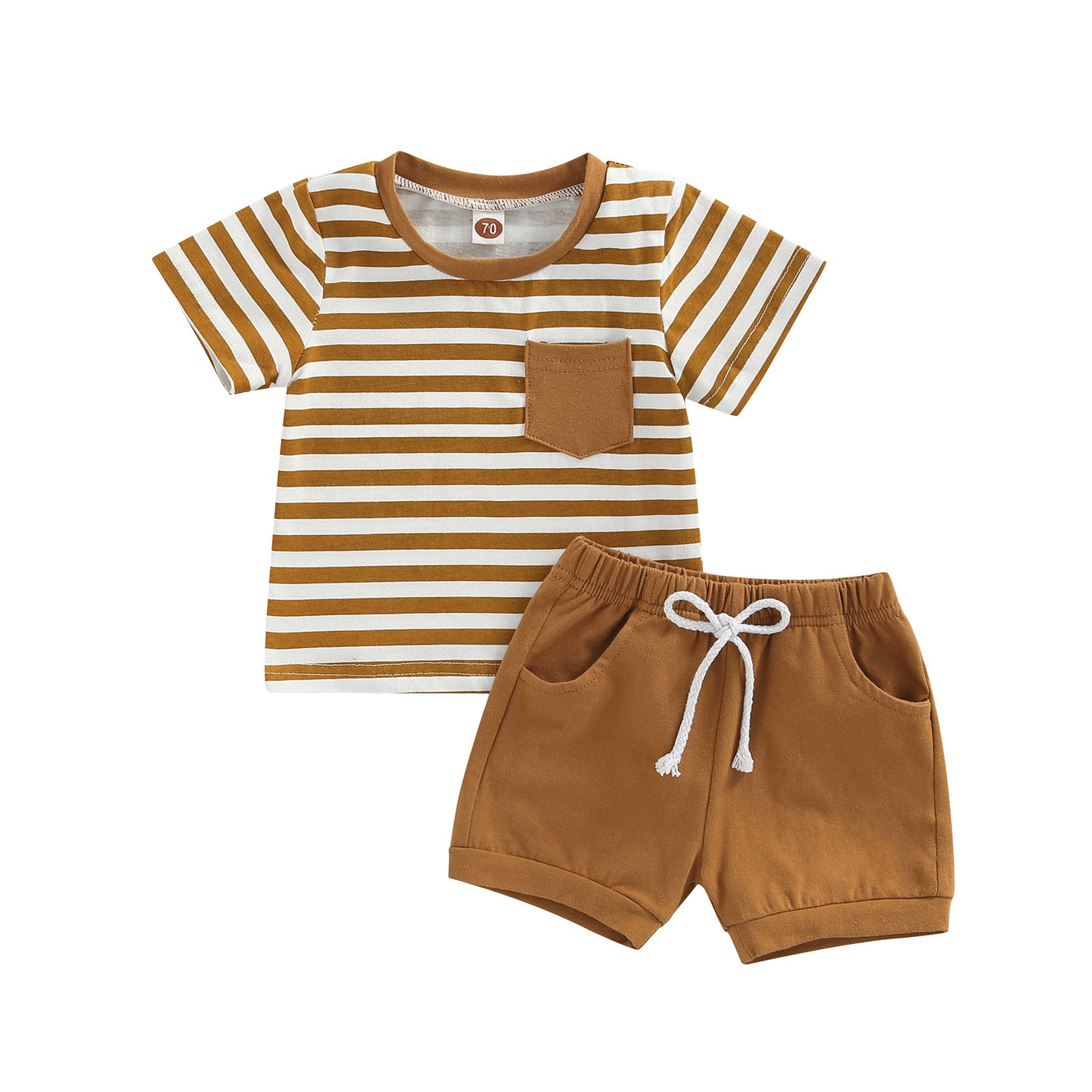 Boys Stripe Short And Top Set