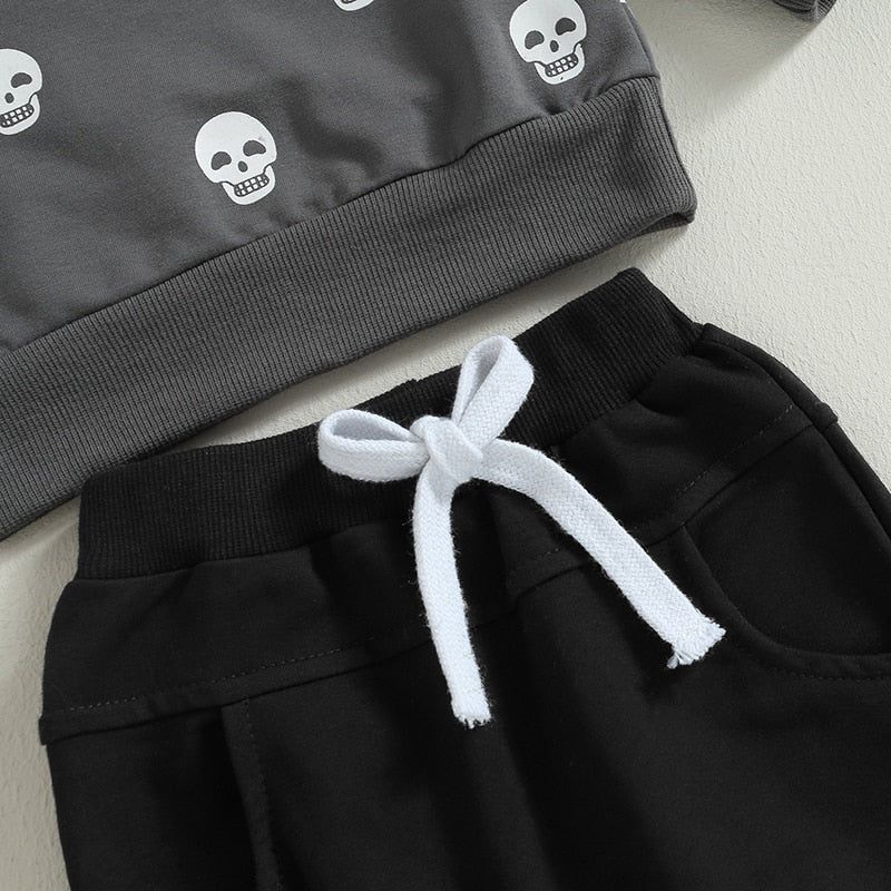 Boys Skull Tracksuit