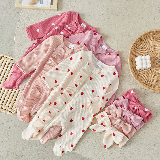 Baby Girls Valentine's Day Jumpsuit