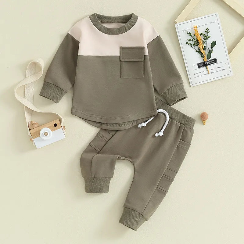 Boy Long Sleeve Pocket Tracksuit