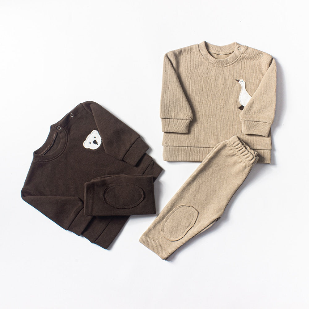 Boy Cotton Patch Goose Lounge Set