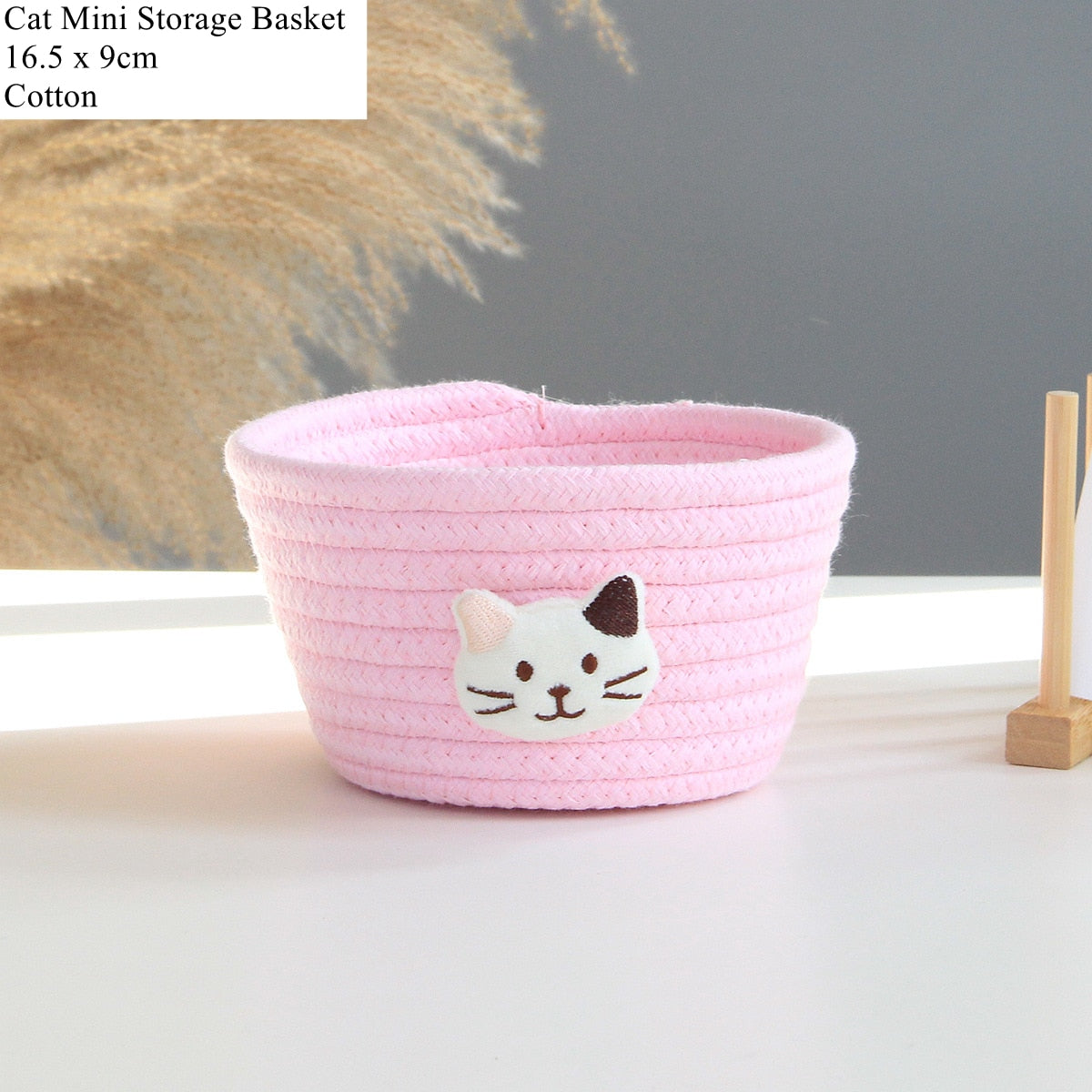 Cotton Rope Animal Woven Storage Basket