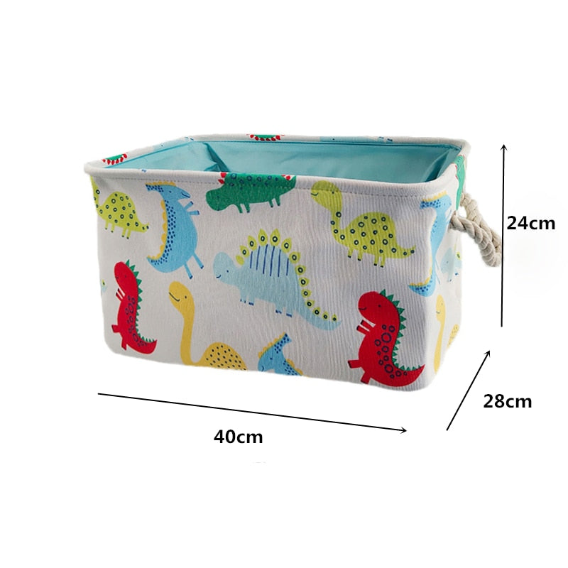 Childrens Animal Canvas storage basket