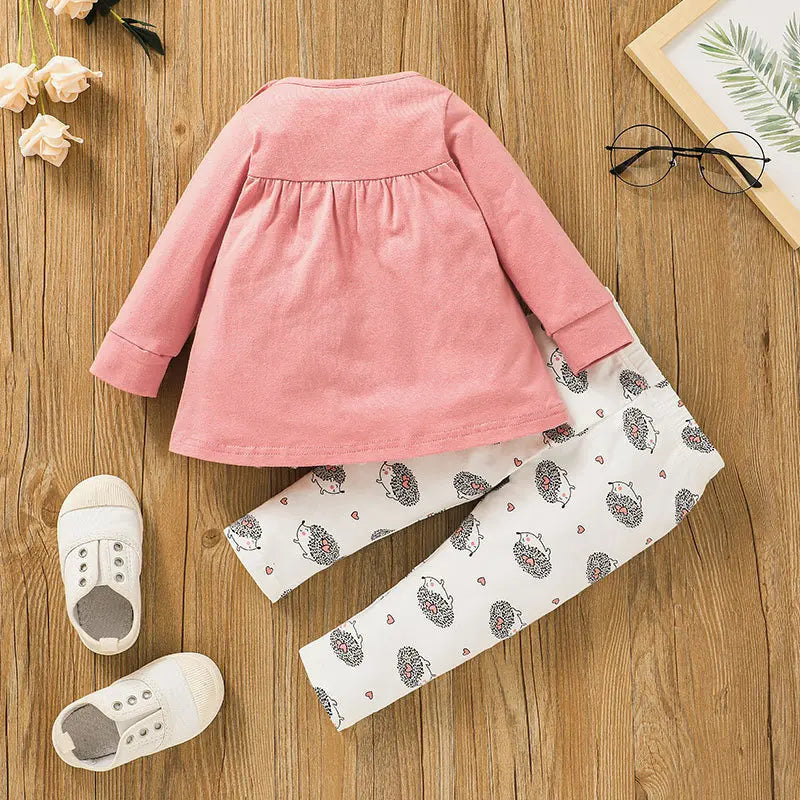 Girl hedgehog Clothes Set