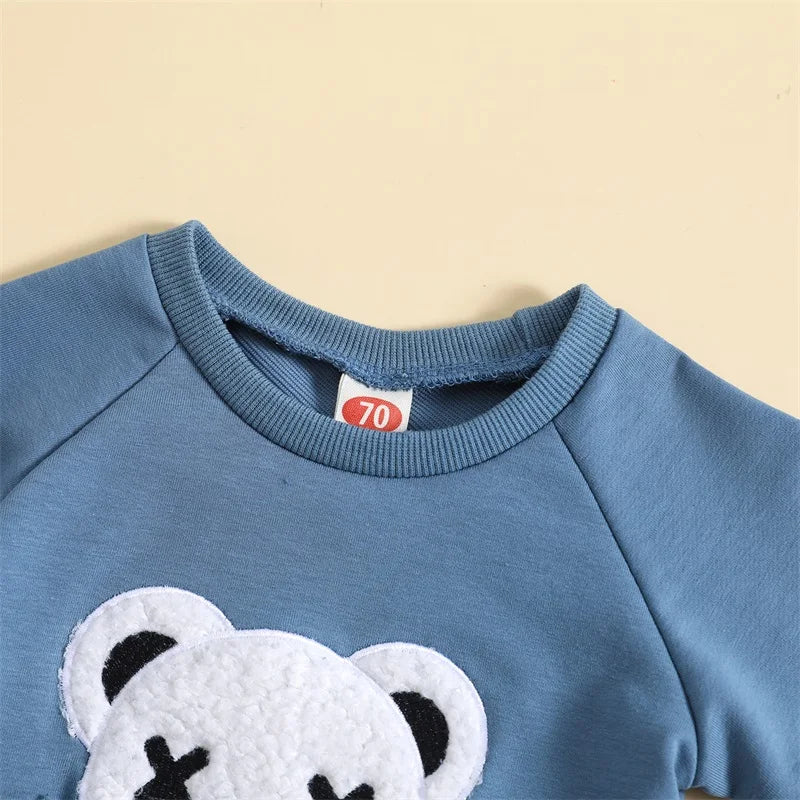 Boy Long Sleeve Bear Lounge Set