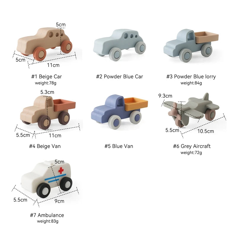 Silicone Children's Toy Cars