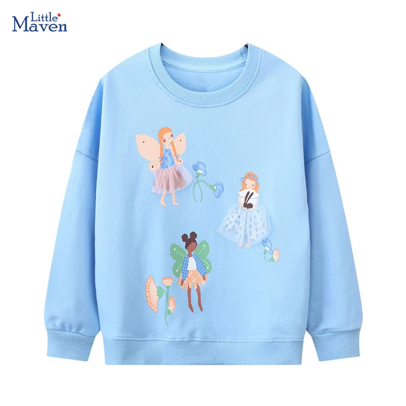 Girls Cartoon Fairy Jumper