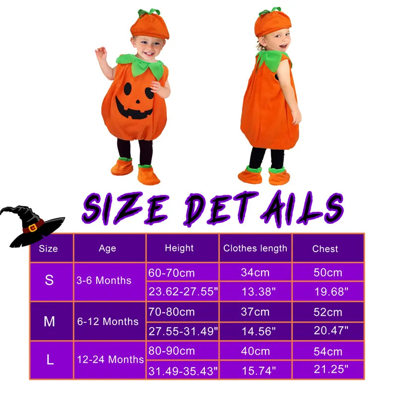 Children's Halloween Pumpkin Costume