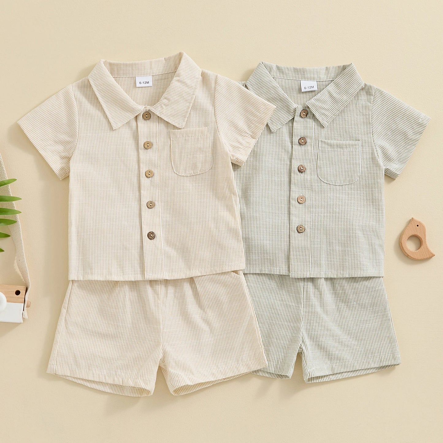 Boy Summer Tops Shorts Set