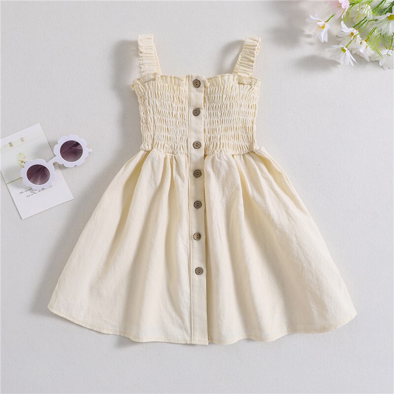 Girls Summer Sleeveless Dress