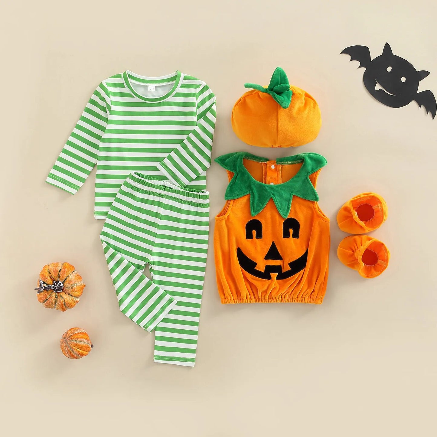 Children's Halloween Pumpkin Outfit