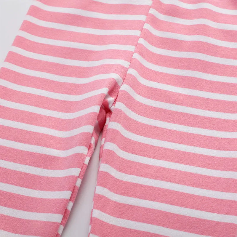 Girls Stripy Leggings