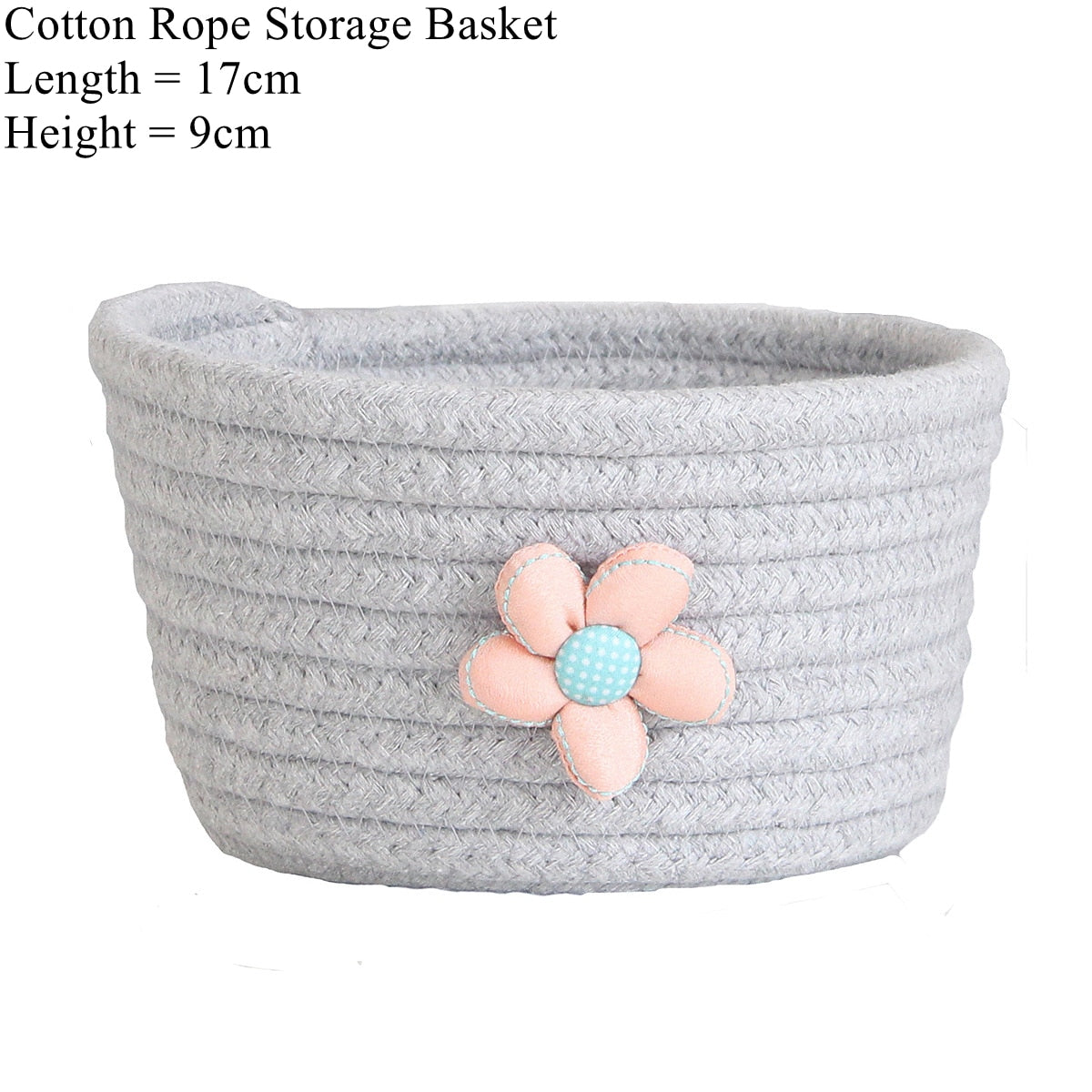 Cotton Rope Animal Woven Storage Basket