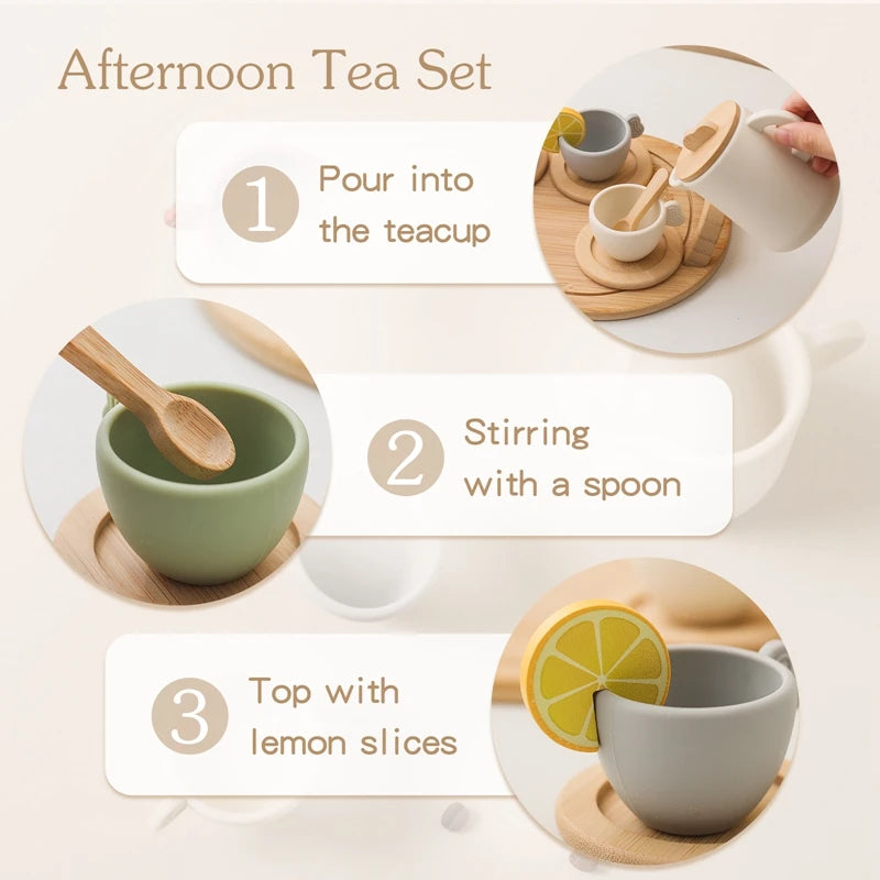 Childrens Silicone Tea Set